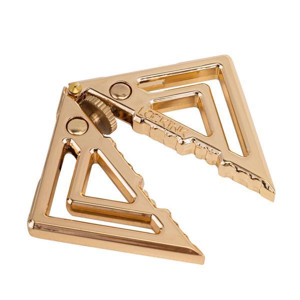 Зажимы для сосков с легкой подвеской LOCKINK Adjustable Nipple Clamps with Light&nbsp;Pendant - Golden SX0848 фото