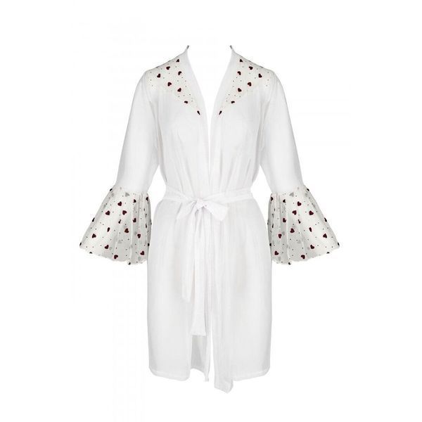 Воздушный пеньюар Passion LOVELIA PEIGNOIR S/M, white SO4775 фото