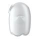 Вакуумний кліторальний стимулятор з вібрацією Satisfyer Glowing Ghost White, світиться в темряві SX0544 фото 3
