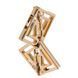 Зажимы для сосков с легкой подвеской LOCKINK Adjustable Nipple Clamps with Light&nbsp;Pendant - Golden SX0848 фото 4