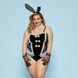 Эротический костюм зайки JSY &laquo;Страстная Мэдисон&raquo; Plus Size, Black, боди, ушки, перчатки, хвост, чоке SO8374 фото 1
