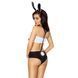 Костюм зайки Passion MALLOY SET L/XL, трусики, топик и ушки EL12801 фото 2