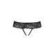 Кружевные стринги с доступом Passion SENIA THONG L/XL, black SO5379 фото 5
