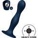 Дилдо Satisfyer Double Ball-R Dark Blue, унисекс, подвижные шарики внутри, на присоске SO8773 фото 2