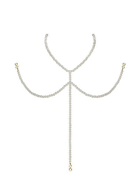 (SALE) Намисто під перлини на декольте Obsessive A757 necklace pearl SO7681 фото