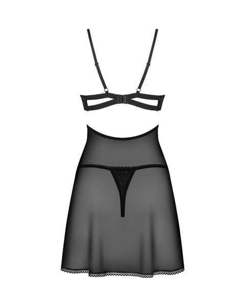 Бебі-дол Obsessive Nutris babydoll & thong XS/S SX1163 фото