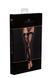 Чулки без мыска Noir Handmade F243 Tulle stockings with patterned flock embroidery, XL SX0158 фото 6