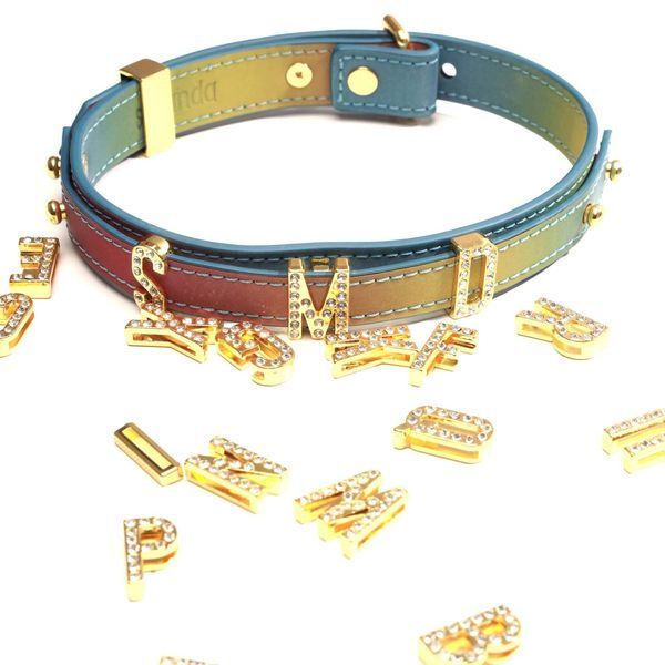 Нашийник LOCKINK Multi-color DIY Alphabet Collar SX0899 фото