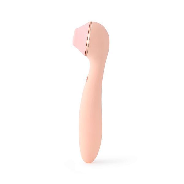 Вакуумный стимулятор с вибратором KISSTOY Polly Max Pink SO9558 фото