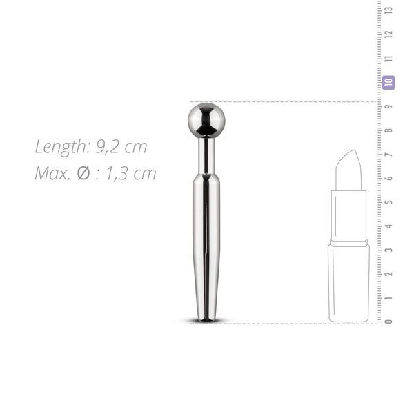 Порожнинний уретральний стимулятор Sinner Gear Unbendable &ndash; Hollow Penis Plug, довж.7,5см, діам.12мм SO4582 фото