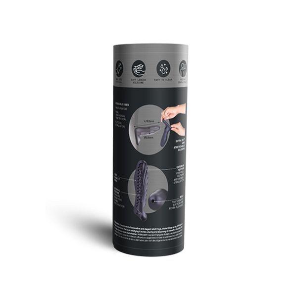 Насадка на член Manwan RYZER - Black Plum SX1385 фото
