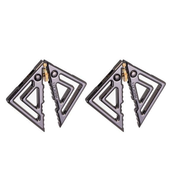 Зажимы для сосков с легкой подвеской LOCKINK Adjustable Nipple Clamps with Light&nbsp;Pendant - Grey SX0849 фото