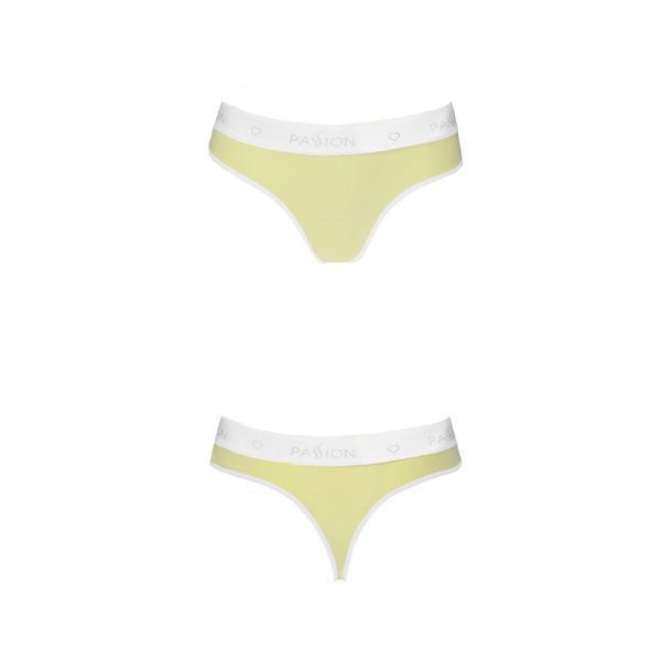 Спортивные трусики-стринги Passion PS007 PANTIES M, yellow SO4260 фото