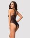 Бодистокинг с крупной и мелкой сеткой Obsessive B118 teddy S/M/L, черный, с доступом SO7206 фото 2