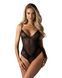 Тедді з доступом Obsessive Blomentis crotchless teddy, M/L, прозоре, відкрита спина, низ-стрінги SX1027 фото 1