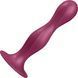 Дилдо Satisfyer Double Ball-R Red, унисекс, подвижные шарики внутри, на присоске SO8774 фото 1