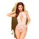 Боди с глубоким декольте и высокими трусиками Penthouse - Toxic Powder White M/L SO4378 фото 1