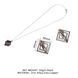 Зажимы для сосков с легкой подвеской LOCKINK Adjustable Nipple Clamps with Light&nbsp;Pendant - Grey SX0849 фото 2