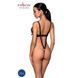Боді з екошкіри Passion CELINE BODY S/M, black, з доступом, відкритий SO6404 фото 2