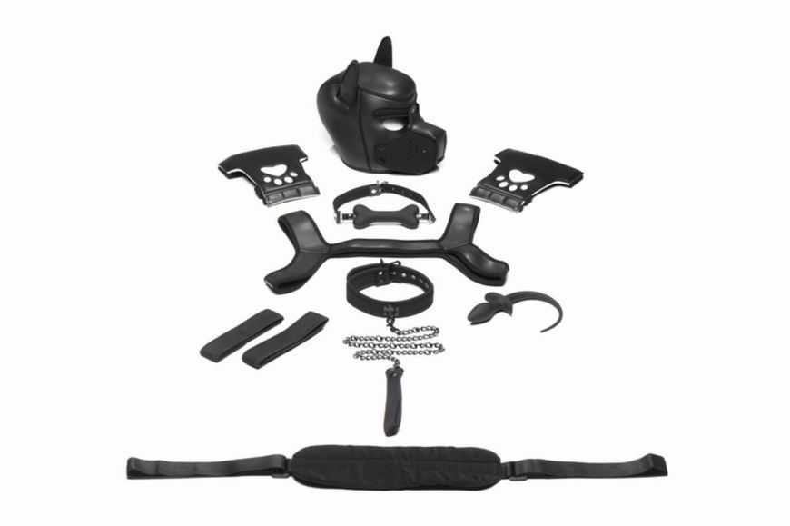 Набор BDSM щенка Master Series Luxury Pup Arsenal Set - Black SX1194 фото